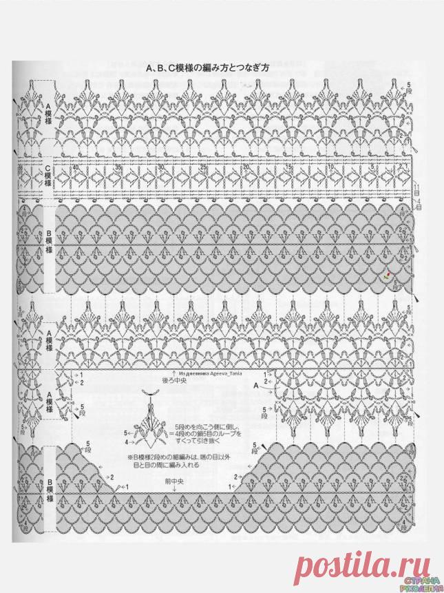 Белый, ажурный топ крючком - Топ.Майка - Вязание крючком - Рукоделие