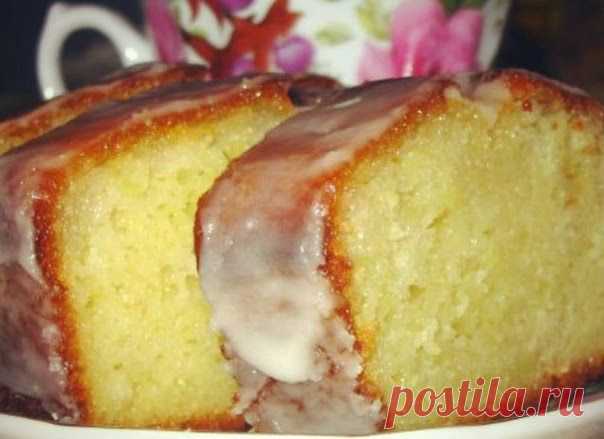 Самые вкусные рецепты: Лимонный кекс на йогурте