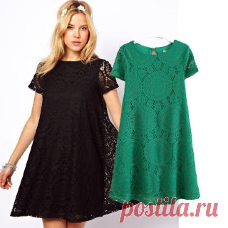 Модели летних платьев для пышненьких дам 2017 год (часть 2)