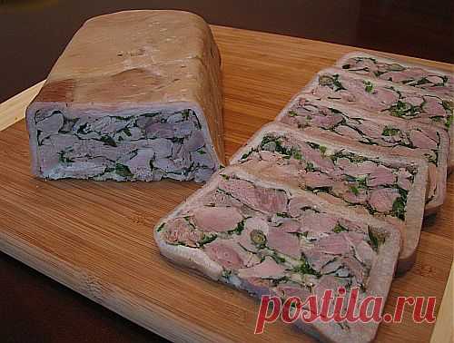 ТЕРРИН ИЗ СВИНОЙ РУЛЬКИ.