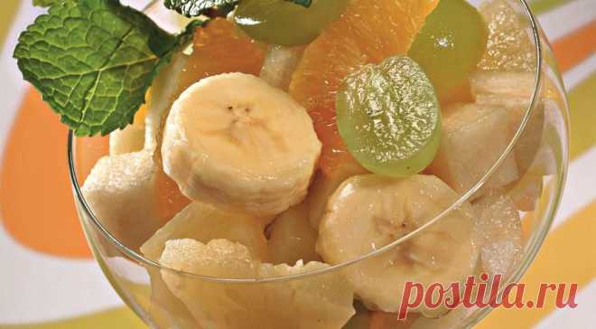 Фруктовый салат. Пошаговый рецепт с фото на Gastronom.ru