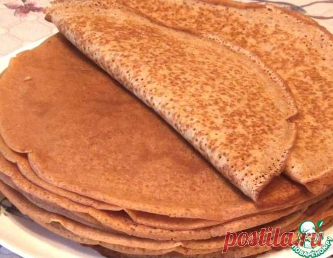 Нежные блины на ряженке и кипятке – кулинарный рецепт