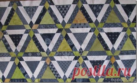 Louisa Quilts: Прогресс на одеяло сглаживания железа
