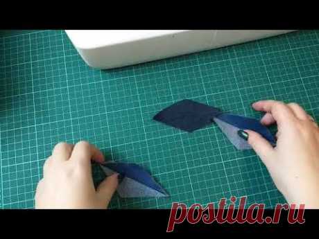Утилизируем отходы джинсы...#Diy#patchwork#лоскутноешитье