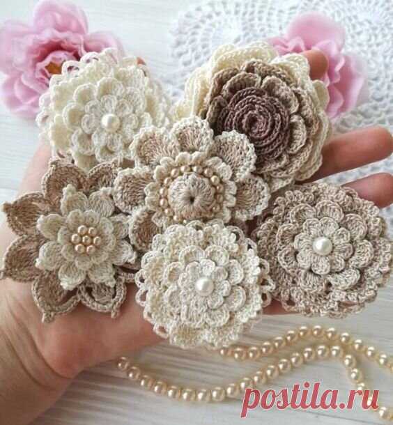 Цветы крючком. | Terockisa. Магия петель. | Дзен