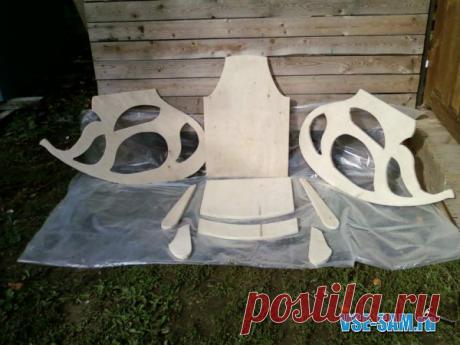 Кресло-качалка из фанеры своими руками