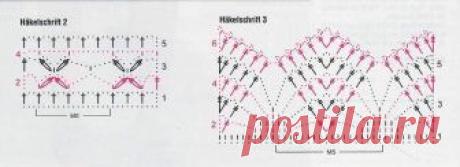 1074 - шарфы, шали, палатини - Вязание для женщин - Каталог статей - Md.Crochet