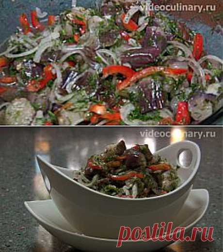 Баклажаны по-корейски - Видеокулинария.рф - видео-рецепты Бабушки Эммы