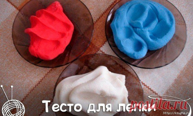 Рецепты соленого теста для лепки