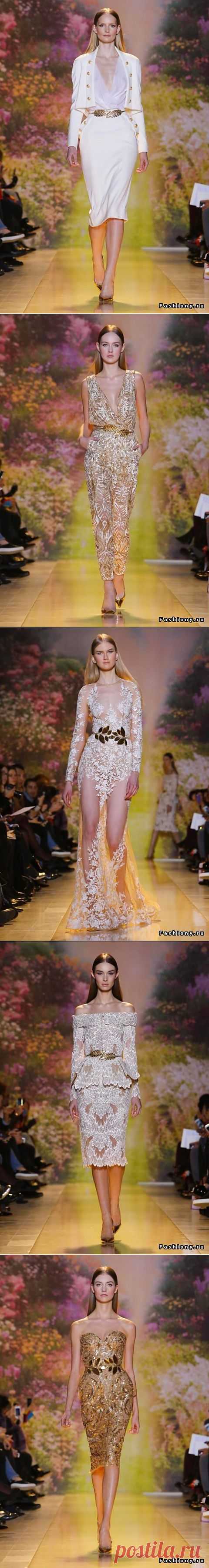 (+1) тема - Шикарные наряды от Zuhair Murad coute couture весна-лето 2014 | Мода