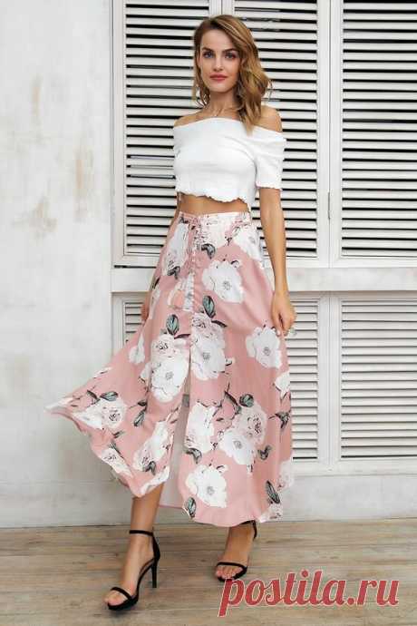 Юбки с цветочным принтом: модный тренд 2023