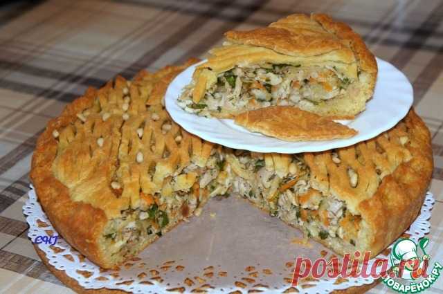 Пирог с курицей - кулинарный рецепт