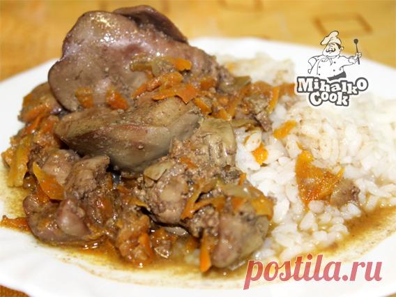 Куриная печень в мультиварке - Простые рецепты