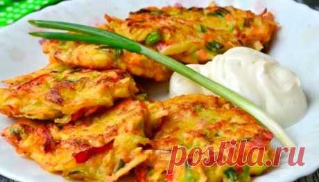 Овощные оладьи с мясным фаршем | Fresh-Recipes