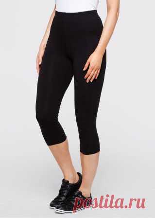 Легинсы (2 пары) серый меланж + черный - bpc bonprix collection заказать онлайн - bonprix.kz