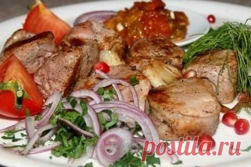Шашлык из говядины по-узбекски, рецепт — Вкусо.ру