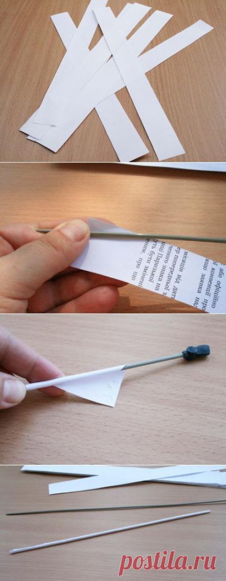 Плетение из газетных трубочек: делаем бумажную лозу |