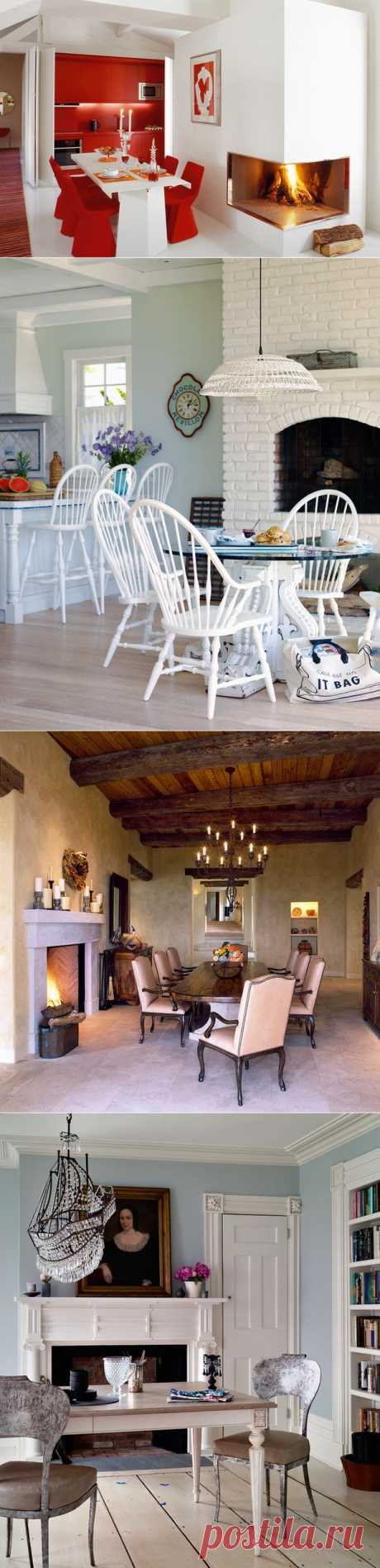 Как оформить камин в столовой, кабинете и на улице: 15 идей | Практикум | Живой огонь собирает вокруг себя не только людей, но и дизайнерские идеи. 15 лучших вариантов оформления камина – в нашей подборке.