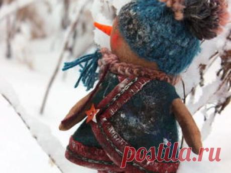 Шьем милого чумазого снеговика - Ярмарка Мастеров - ручная работа, handmade