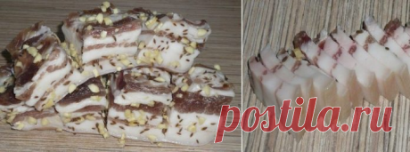 Рецепт очень вкусного сала — быстросало…жаль, что мало!