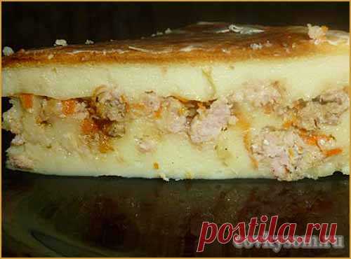 Мясной пирог в мультиварке - covkysom.ru
