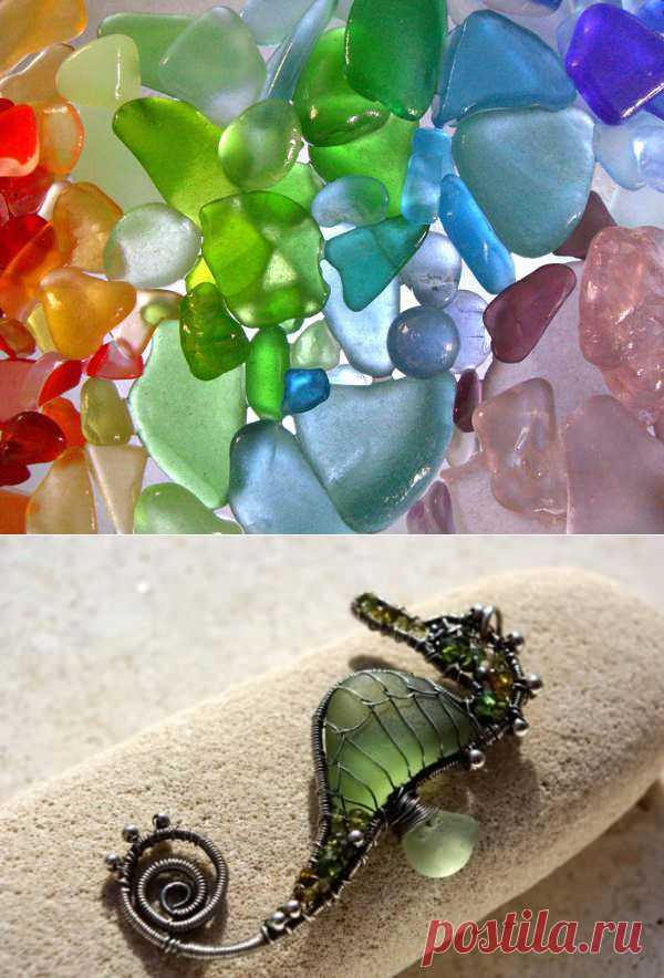 "Морские стёклышки". Частица моря у вас дома | Своими руками