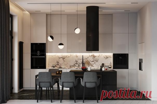 Дизайн квартиры 100 м² в ЖК «Сердце столицы» для молодых супругов от студии Icon Interiors