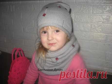 💗 ШАПКА в стиле ЛАКШЕРИ РВАНЬ 👶 LUXURY HAT 💗 вязаный КОМПЛЕКТ для ДЕВОЧКИ на Silver Reed LK 150
