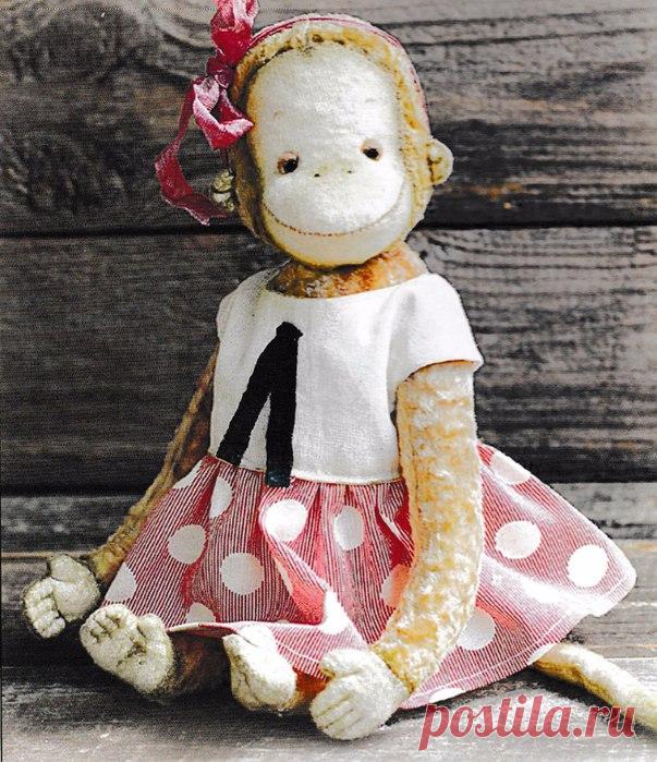 Мишки Тедди выкройки мастер-классы
Обезьянка тедди выкройка Эли Волковой