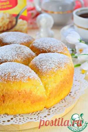Постные морковные булочки - кулинарный рецепт