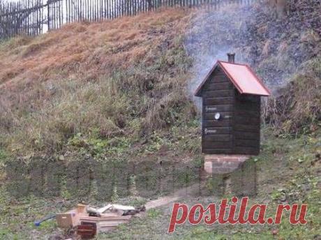 Самодельная коптильня холодного копчения