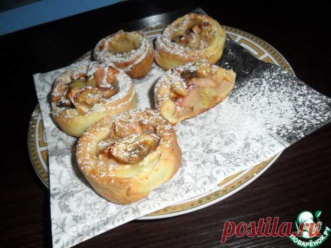 Творожные лукошки Кулинарный рецепт
