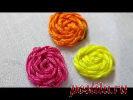 Hand Embroidery Flower Stitching By Amma arts