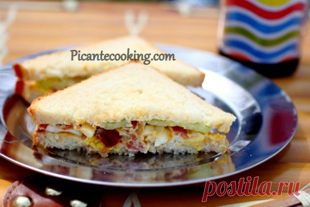 Picantecooking: Яичные сандвичи для пикника или к завтраку.