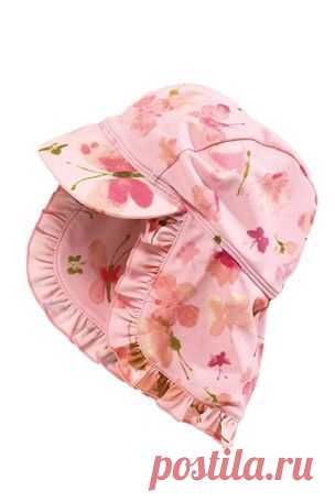   Розовая кепка-легионерка с бабочками (3 мес.-6 лет) - Покупайте прямо сейчас на сайте Next: Россия