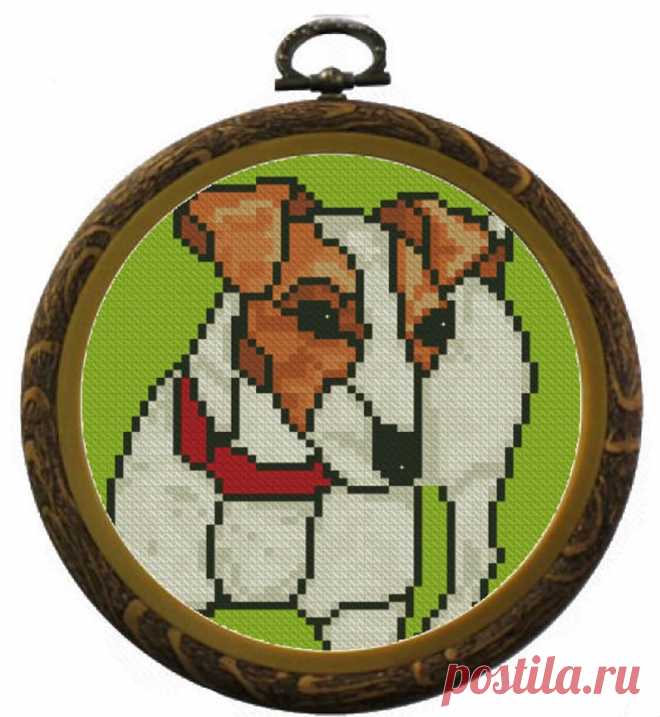 Jack Russell Cross Stitch PDF Pattern Download Cross Stitch | Etsy