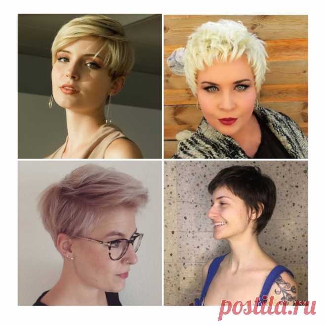 Подборка коротких стрижек без длинных прядей у лица. Часть 99 | Наталья Кононова | Яндекс Дзен