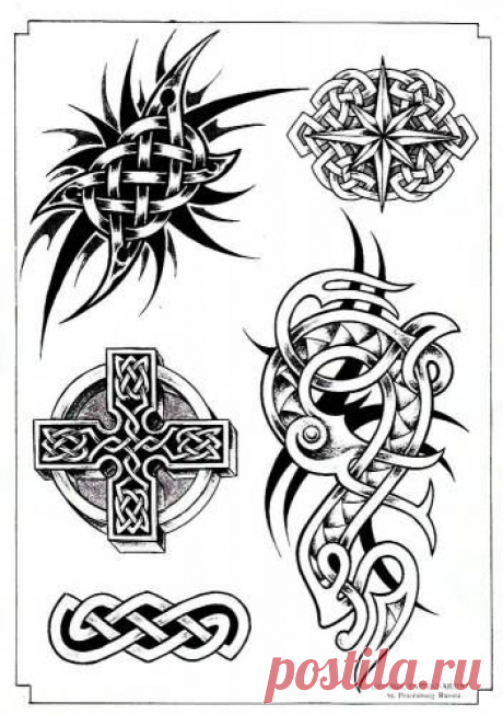 1243516695_tattoo-002 - Кельтский орнамент - Эскизы татуировок - Фотоальбом - Brothers Tattoo - сайт профессиональной татуировки