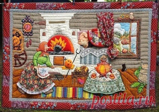 Лоскутное творчество. Какая красота!