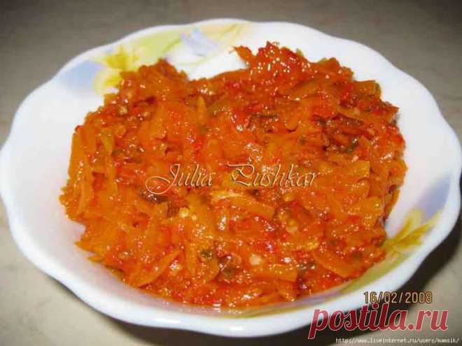 Зимний салат из моркови 