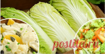 ТОП-6 вкусных и нежных салатов с пекинской капустой Именно с пекинской капустой получаются самые нежные салаты! Мы собрали для вас...