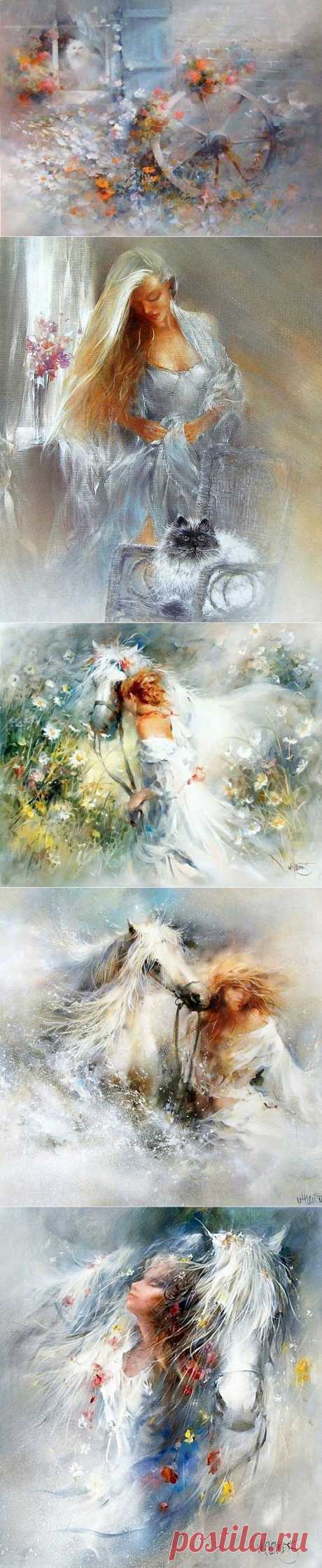 Художник-импрессионист Виллем Хенритс (Willem Haenraets)