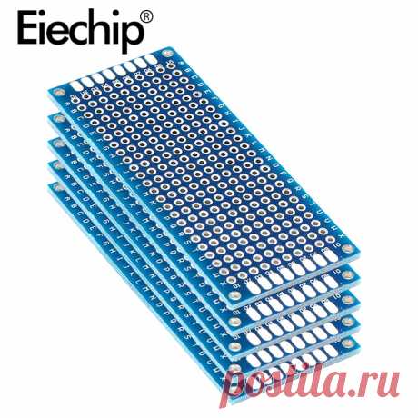 US $1.99 30% СКИДКА|10 шт. электронная печатная плата 3x7 см Diy универсальная печатная плата 3*7 см двухсторонняя печатная плата для прототипирования PCB для Arduino медная пластина-in Двусторонняя печатная плата from Электронные компоненты и принадлежности on AliExpress  Покупай умнее, живи веселее! Aliexpress.com