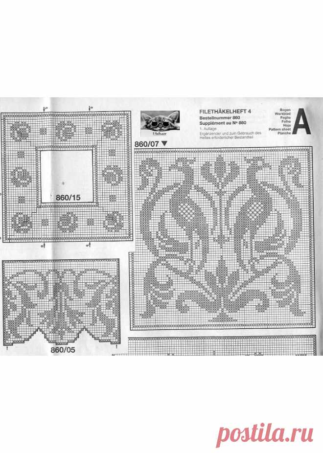 Альбом«Burda special E860/1983 Filet au crochet 4»