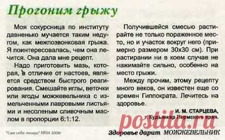 Межпозвонковая грыжа