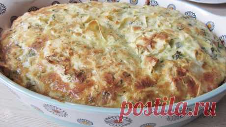 Рваный пирог из лаваша с сыром и зеленью