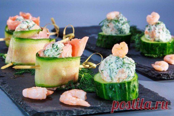 Огуречные роллы и пеньки  / Здоровый аппетит