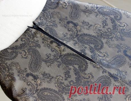 Обработка подкладкой горловины с застёжкой на молнию и проймы в изделиях без рукавов | Красиво шить не запретишь!