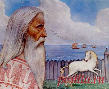 Илья Глазунов. Остров Рюген. Жрец. Ilya Glazunov. The Isle of Rugen. The Priest. Шедевры русской живописи | Русские художники. Russian Artists