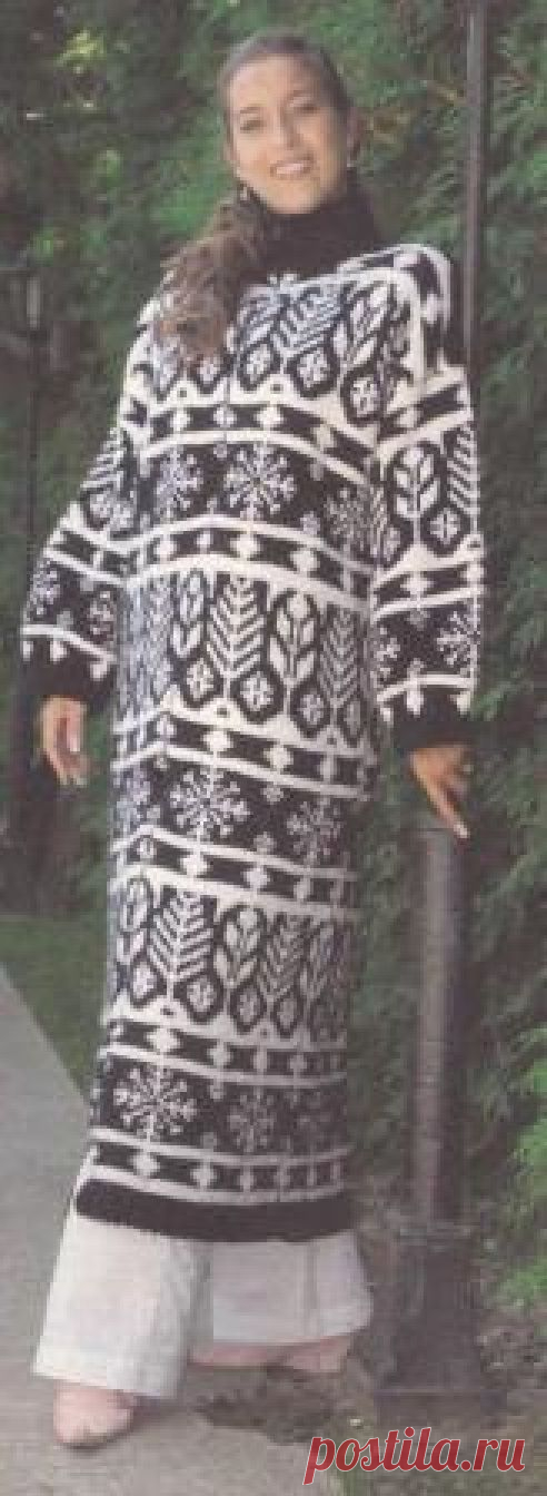 Пальто с норвежскими мотивами